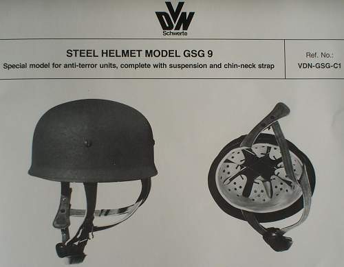 Questions about a GSG9 / SEK helmet