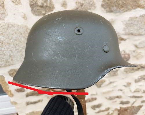 Berlin Police Helmet M1951 strange rough paint