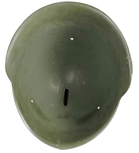 Unknown steel helmet, reminds me of the Turkish steel helmet. Any help, please?