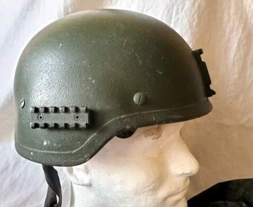 Russian RATNIK Helmet w/ &quot;MNPOH&quot; on side