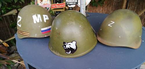 (Antique) helmets in Ukranian use