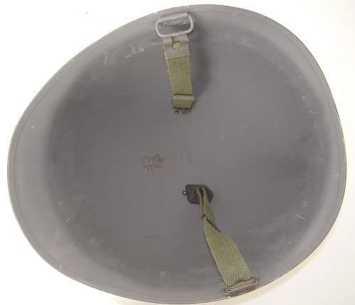 Danish Civilförsvaret M48 helmet (Danish M1 helmet version)