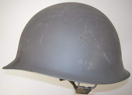 Danish Civilförsvaret M48 helmet (Danish M1 helmet version)