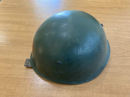 Unusual Bulgarian M51 helmet