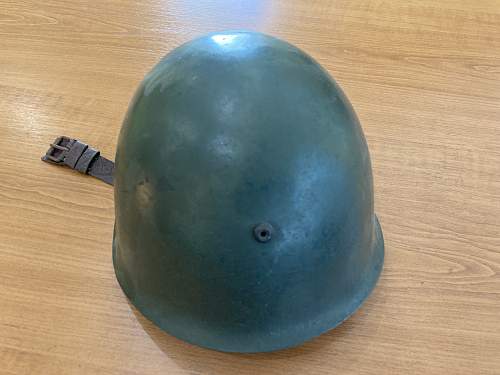 Unusual Bulgarian M51 helmet