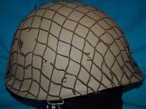 Two strings helmet net