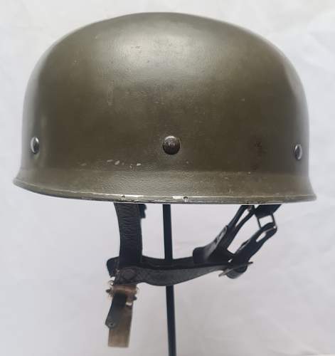 West German Paratropper Experimental Helmet Modell Römer/LS   1957-1959