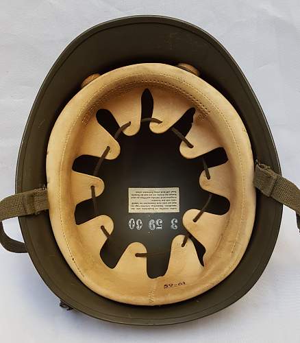 West German M1A1 helmet with JF60 interior