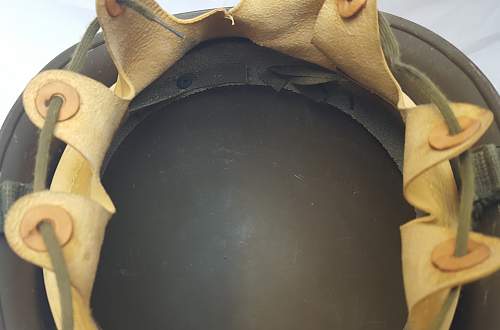 West German M1A1 helmet with JF60 interior