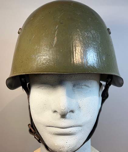 Unusual Bulgarian M51 helmet