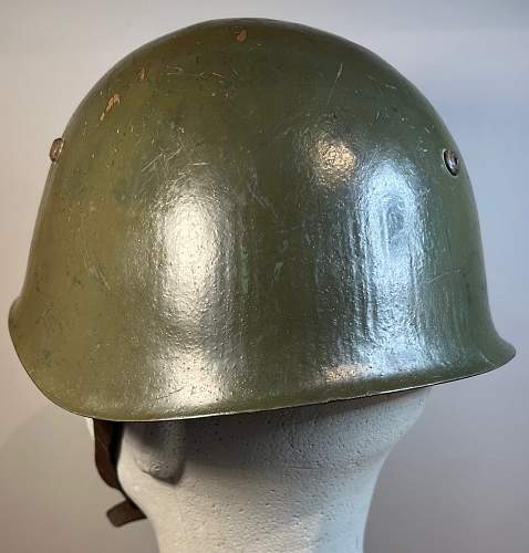 Unusual Bulgarian M51 helmet