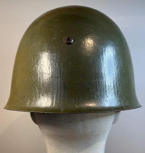 Unusual Bulgarian M51 helmet