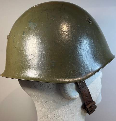 Unusual Bulgarian M51 helmet