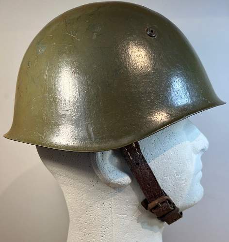 Unusual Bulgarian M51 helmet