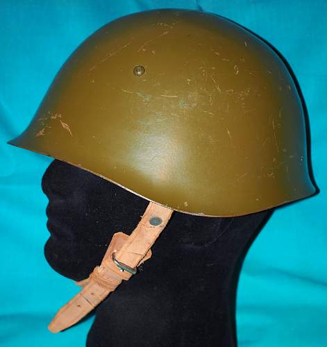 Unusual Bulgarian M51 helmet