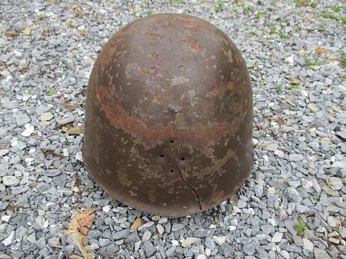 Mystery Italian/Spanish M33 Helmet