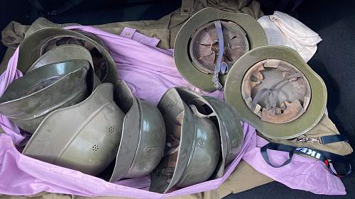 What has happended to Bulgarian Luftshutz helmets after the WW2?