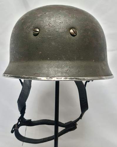 West German Paratrooper Experimental Helmet Modell Schuberth/SW 1 - 1957-1959