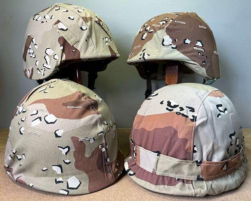 Helmets and Camo covers