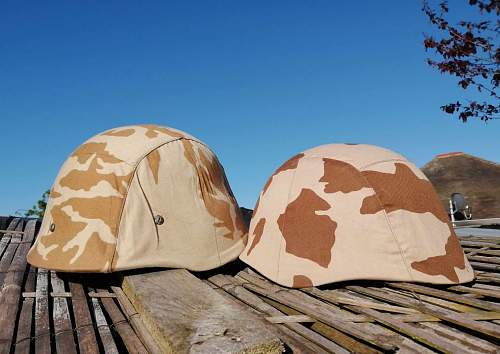 Helmets and Camo covers