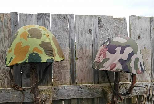 Helmets and Camo covers