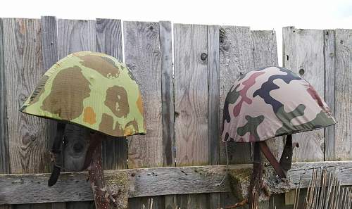 Helmets and Camo covers