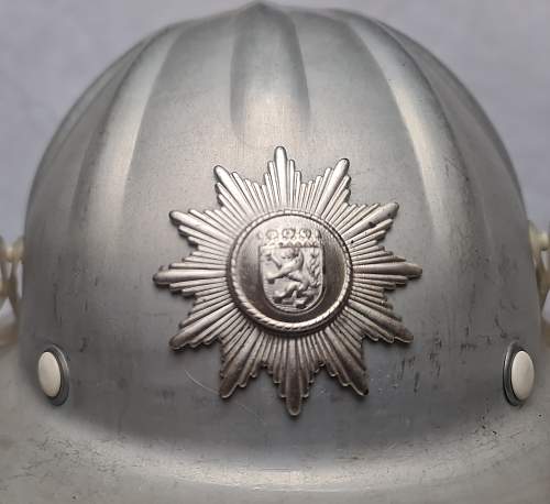 Helmet for fire investigators from the Hesse criminal police