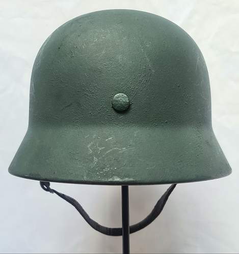 Steelhelmet of the West-German  &quot;Bundesgrenzschutz&quot; - &quot;Federal Border Guard &quot; - M 1951