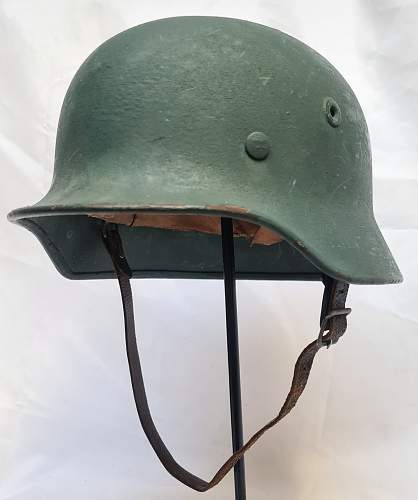 Helmet of the West-German &quot;Bundesgrenzschutz&quot; - &quot;Federal Border Guard &quot; - M 1951 - Part 3