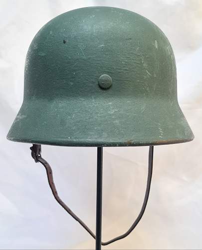 Helmet of the West-German &quot;Bundesgrenzschutz&quot; - &quot;Federal Border Guard &quot; - M 1951 - Part 3