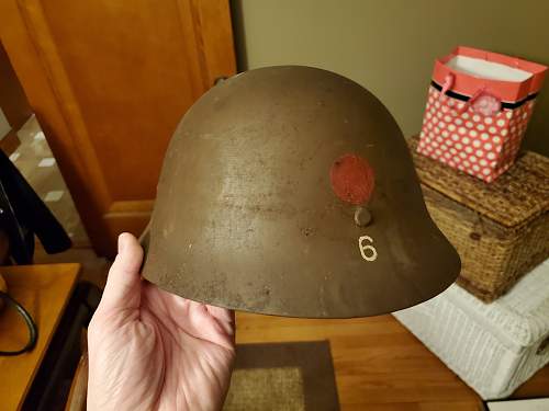 Japanese WWII Civil Defense Helmet