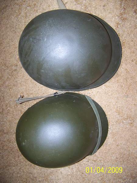 Helmet found. - Looks a little like a M1 helmet