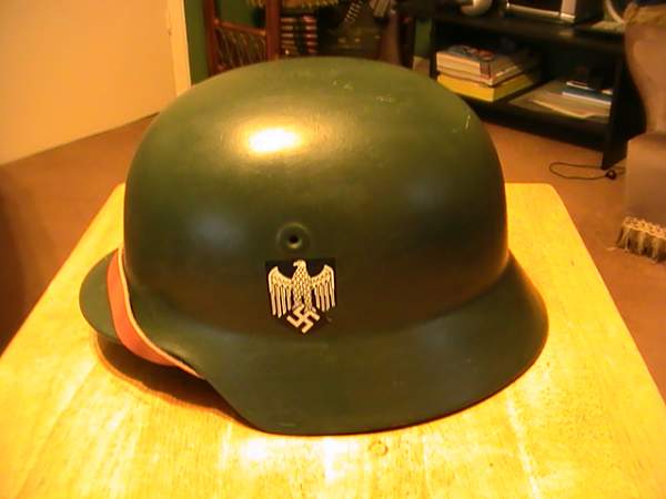 Need a little help: post war German helmet