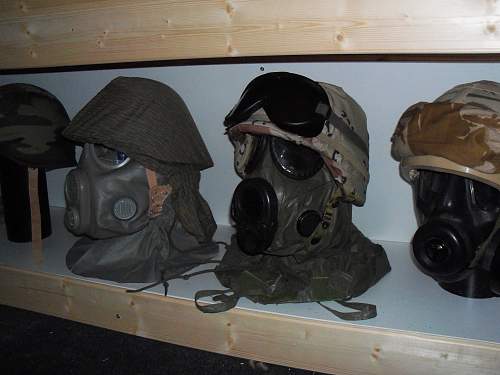 my m56 and pasgt helmets