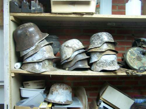 Helmet storage