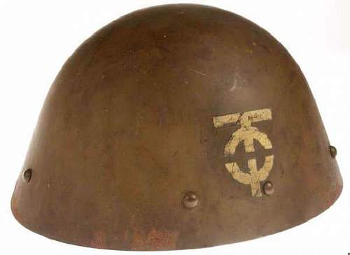 Unknown steel helmet