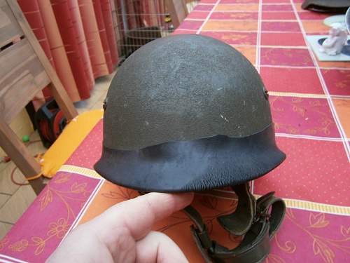 belgium m71 parachutist helmet