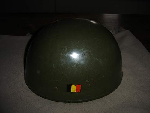 belgium m71 parachutist helmet