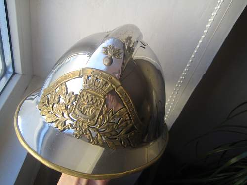 My French fireman's helmet