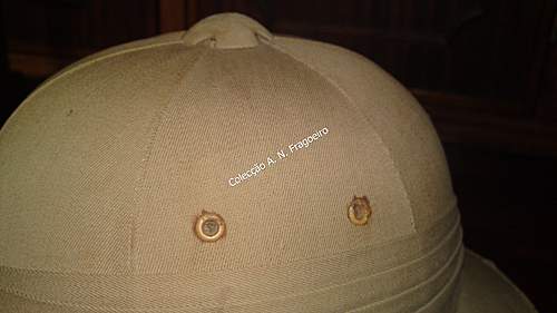 1950`s Portuguese Colonial pith helmet