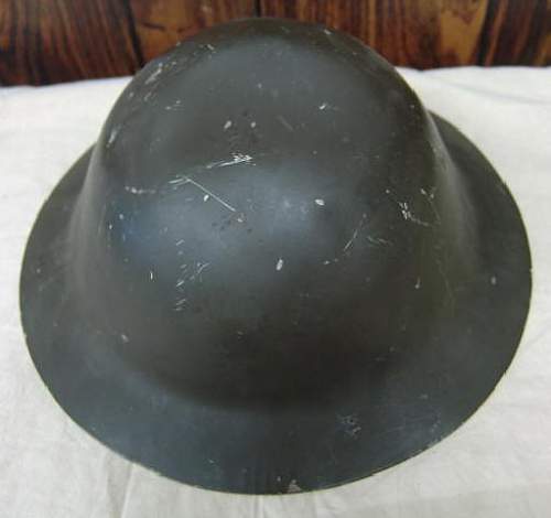 Two Odd Tommy/Brodie Helmets - Civil Defense Lids?