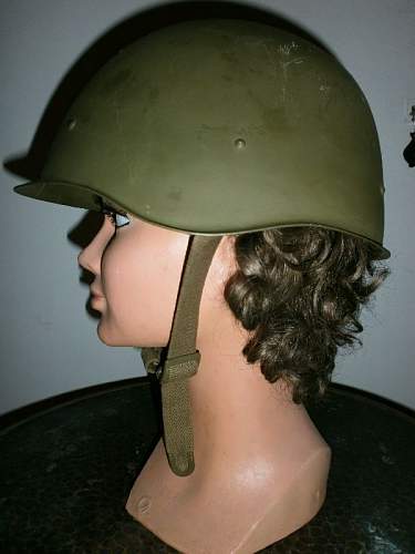 Close up from my steel helmet collection in detail