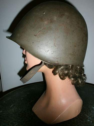 Close up from my steel helmet collection in detail