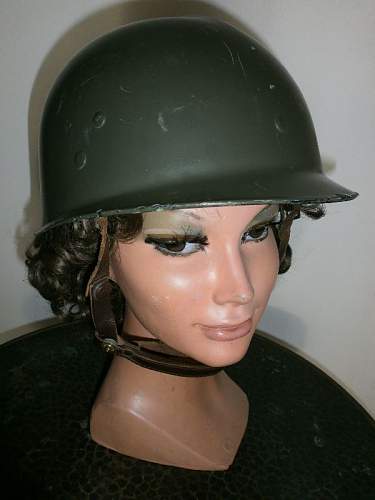 Close up from my steel helmet collection in detail