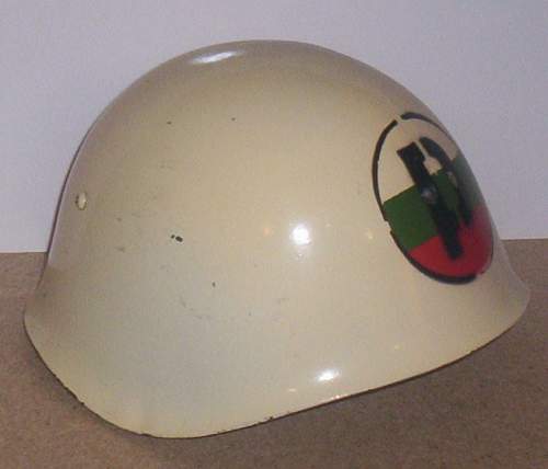 Close up from my steel helmet collection in detail