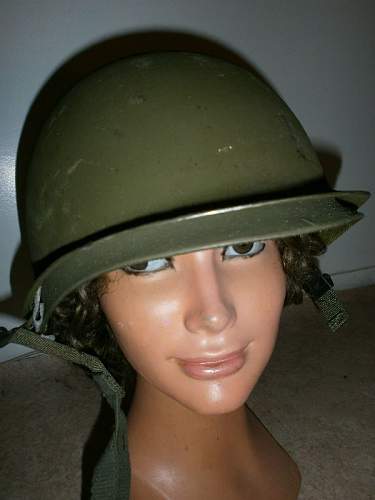 Close up from my steel helmet collection in detail