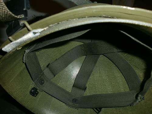 Close up from my steel helmet collection in detail