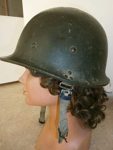 Close up from my steel helmet collection in detail