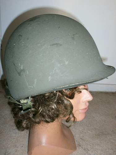 Close up from my steel helmet collection in detail