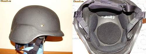 Romanian composite helmet